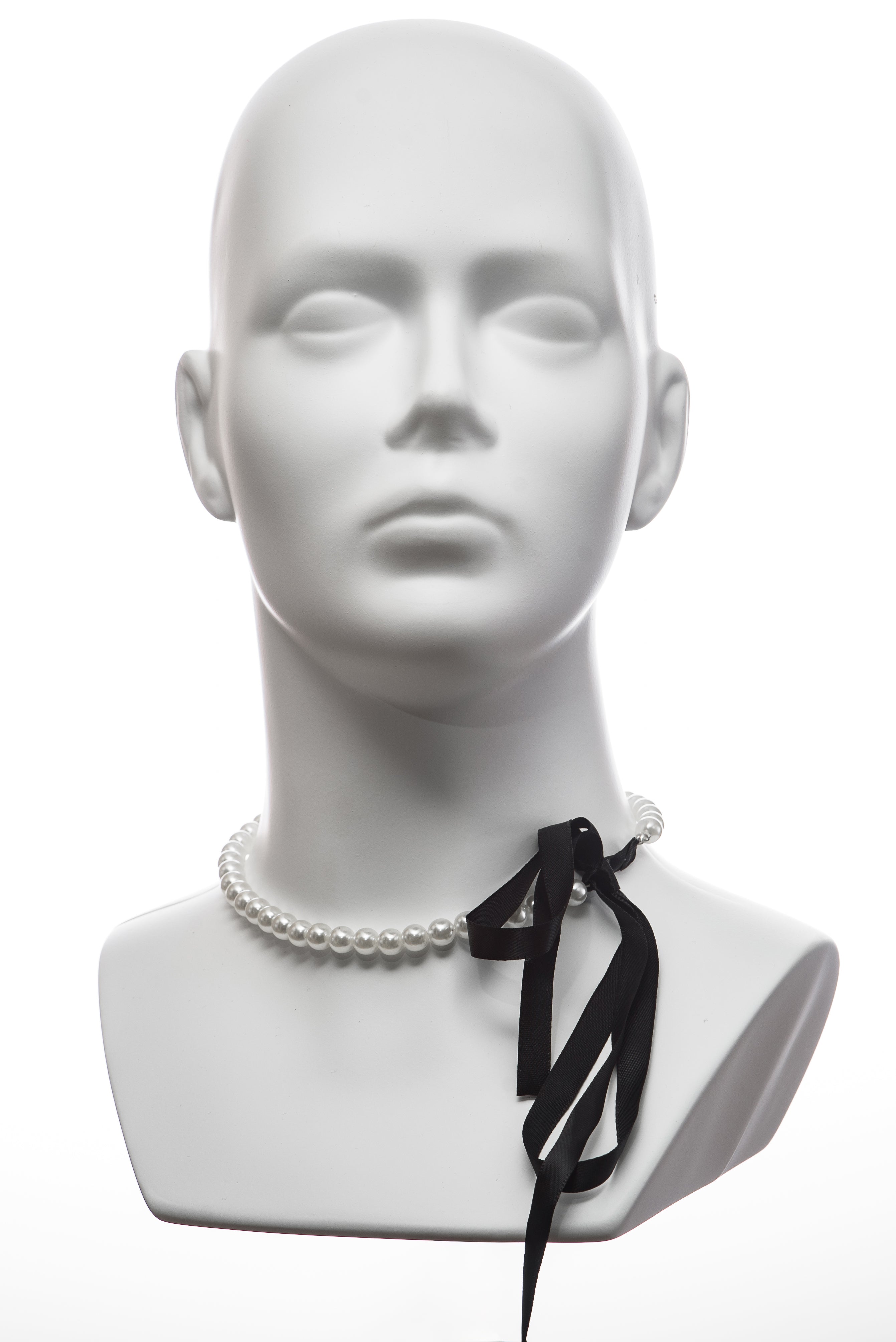 Kaklo aksesuaras „Pearl Ribbon Choker“