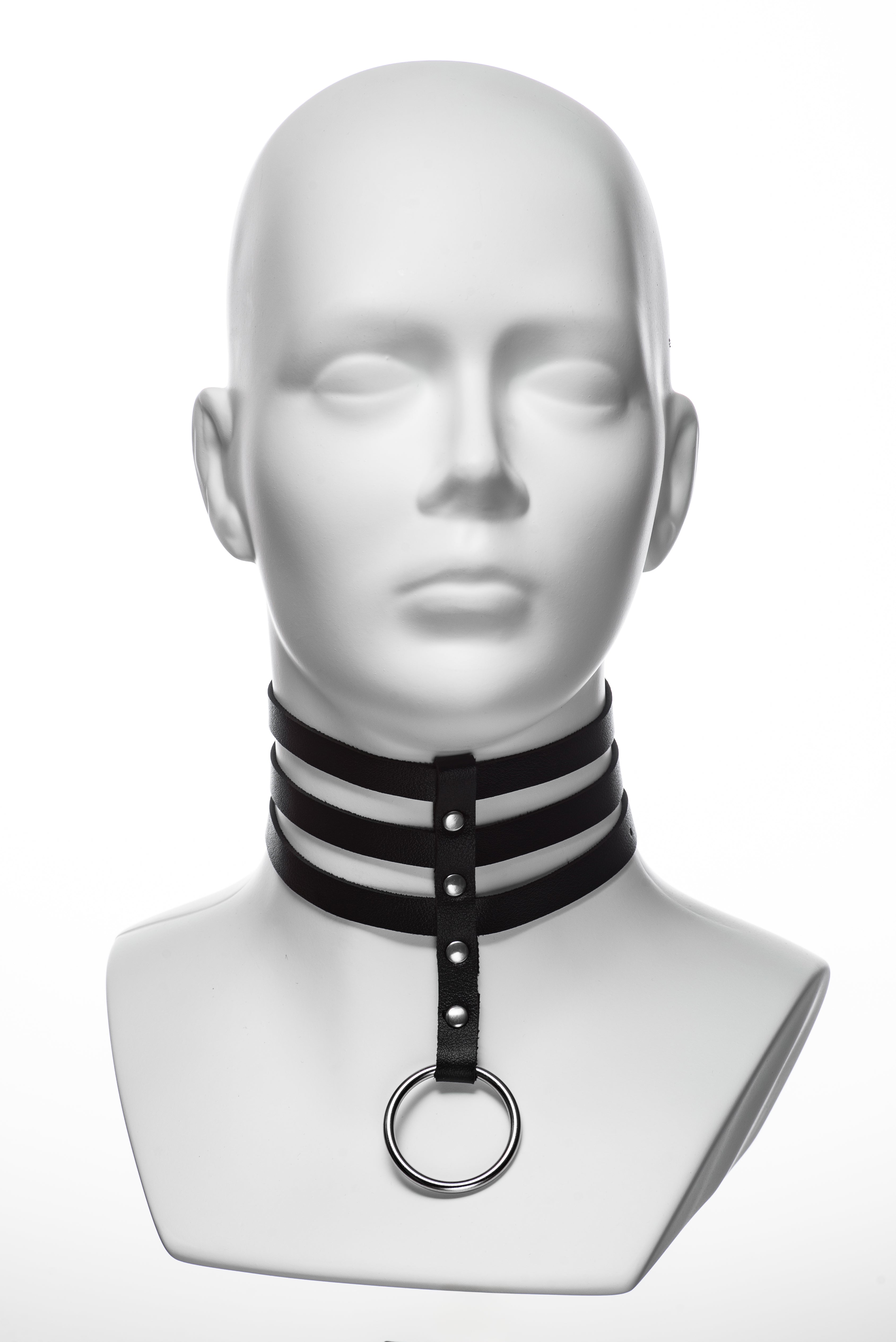 Kaklo aksesuaras „Triple Ring Choker“