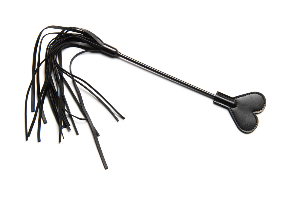 Botagas „Leather Tassel Heart Whip“